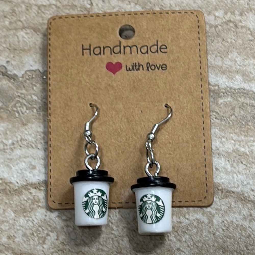 Starbucks Coffee Cup Earrings